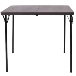 Flash Furniture 2.83-Foot Square Bi-Fold Plastic Folding Table With Carrying Handle 22 Flash Furniture 2.83-Foot Square Bi-Fold Plastic Folding Table With Carrying Handle -Flash Furniture GUEST 1f64b851 e180 4743 ab13 04e04dd12a54