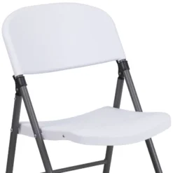 Flash Furniture 2 Pack HERCULES Series 330 Lb. Capacity Plastic Folding Chair With Charcoal Frame -Flash Furniture GUEST 1f810e9d 32bd 42d1 9273 d8a3b9b0ba8a