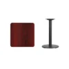 Flash Furniture 24'' Square Laminate Table Top With 18'' Round Table Height Base 2 Flash Furniture 24'' Square Laminate Table Top With 18'' Round Table Height Base -Flash Furniture GUEST 20352c55 a140 408b 95b0 d88d04908106