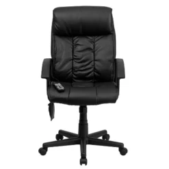 Massaging Executive Swivel Office Chair Black Leather- Flash Furniture -Flash Furniture GUEST 20c41f5b f8a9 4593 8a30 5c562c9cac6d