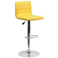 Flash Furniture Modern Vinyl Adjustable Height Barstool With Horizontal Stitch Back -Flash Furniture GUEST 20dfd1fe efbd 43a1 8db4 04f59ae384f5