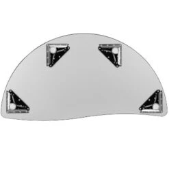 Flash Furniture 47.5" Half Circle Wave Flexible Collaborative Thermal Laminate Activity Table - Height Adjustable Short Legs -Flash Furniture GUEST 215bcdeb d548 431d 9f59 5fc084505bb6