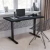 Flash Furniture Electric Height Adjustable Standing Desk - Table Top 48" Wide - 24" Deep -Flash Furniture GUEST 21f74885 ed3f 405e ba57 a97418ef802a