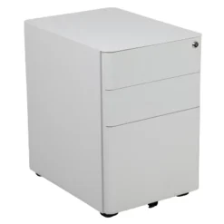 Flash Furniture Modern 3-Drawer Mobile Locking Filing Cabinet With Anti-Tilt Mechanism And Hanging Drawer For Legal & Letter Files -Flash Furniture GUEST 2313dcab a039 4d4d 9693 1b8e8ecf827b
