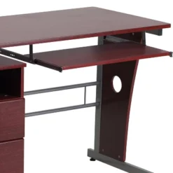 Flash Furniture Computer Desk With Three Drawer Single Pedestal And Pull-Out Keyboard Tray -Flash Furniture GUEST 248d5308 ec00 4fde a11a 799fd30710f6