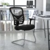 Flash Furniture Black Mesh Side Reception Chair With Chrome Sled Base -Flash Furniture GUEST 25169cd1 96bb 4757 bd45 b9e6ccec2ec2