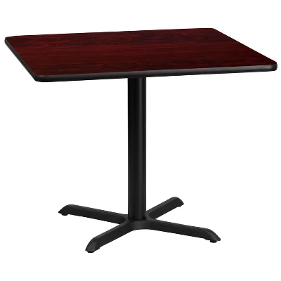 Flash Furniture 36'' Square Laminate Table Top With 30'' X 30'' Table Height Base 4 Flash Furniture 36'' Square Laminate Table Top With 30'' X 30'' Table Height Base - Image 2