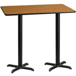 Flash Furniture 30'' X 60'' Rectangular Laminate Table Top With 22'' X 22'' Bar Height Table Bases -Flash Furniture GUEST 27515913 7218 4779 be75 e899749a7207