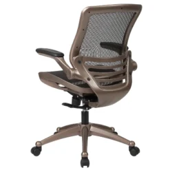 Flash Furniture Mid-Back Transparent Mesh Executive Swivel Office Chair With Flip-Up Arms -Flash Furniture GUEST 27740699 6fbe 41a4 99f7 efff21751f17