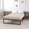 Flash Furniture 14 Inch Metal Platform Bed Frame - No Box Spring Needed With Steel Slat Support And Quick Lock Functionality -Flash Furniture GUEST 27cd4897 554d 4766 a97a ce7deb971ccc