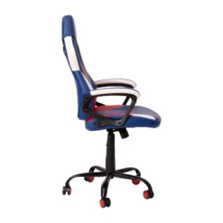Flash Furniture Ergonomic PC Office Computer Chair - Adjustable Red & Blue Designer Gaming Chair - 360° Swivel - Red Dual Wheel Casters -Flash Furniture GUEST 28347312 7bf9 4c05 b790 c001db14d4c7
