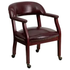 Flash Furniture Conference Chair With Accent Nail Trim And Casters -Flash Furniture GUEST 2952244e d054 44e4 b4e1 01fa27dd8b14