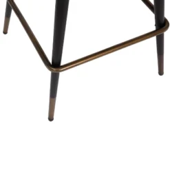 Flash Furniture Lyla Set Of 2 Commercial Modern Armless Counter Stools With Contoured Backrests, Steel Frames And Footrests-Set Of 2 -Flash Furniture GUEST 2a2d8db9 f799 4812 bd28 a1b7ffa9c8f5