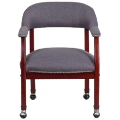 Flash Furniture Conference Chair With Accent Nail Trim And Casters -Flash Furniture GUEST 2b603313 c7a0 4411 8148 4ac9a13d8e9e
