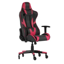 Flash Furniture X20 Gaming Chair Racing Office Computer PC Adjustable Chair With Reclining Back And Transparent Roller Wheels -Flash Furniture GUEST 2d414bef e267 4fec 86c9 43128813949c