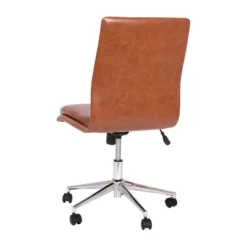 Flash Furniture Madigan Mid-Back Armless Swivel Task Office Chair With Upholstery And Adjustable Metal Base -Flash Furniture GUEST 2e1714f7 320b 4556 a6fc 66b0e9419aed