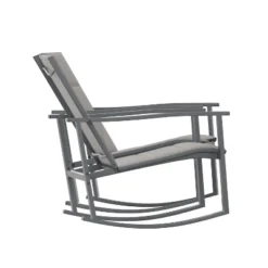 Flash Furniture Brazos Set Of 2 Outdoor Rocking Chairs With Flex Comfort Material And Metal Frame -Flash Furniture GUEST 2e95d8e7 5c6f 4ece a2ec 7af009bea913