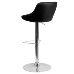 Flash Furniture Contemporary Vinyl Bucket Seat Adjustable Height Barstool With Chrome Base -Flash Furniture GUEST 2eb38559 884c 42d4 a359 acd5f47f7f5e