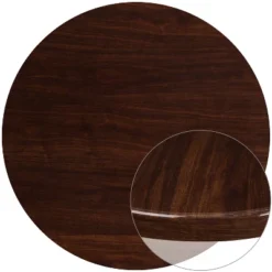 Flash Furniture 48'' Round High-Gloss Resin Table Top With 2'' Thick Drop-Lip -Flash Furniture GUEST 2fc6f988 1be5 406b add0 b98df251b5de