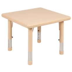 Flash Furniture 24" Square Plastic Height Adjustable Activity Table -Flash Furniture GUEST 2febda5d 9433 44f6 9bf0 611f1c987b67