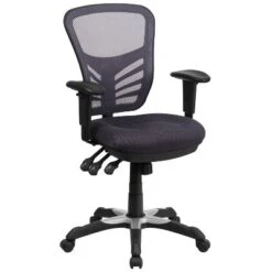 Flash Furniture Mid-Back Mesh Multifunction Executive Swivel Ergonomic Office Chair With Adjustable Arms -Flash Furniture GUEST 30387160 6007 41ad bb2f 82c46fb57a5e