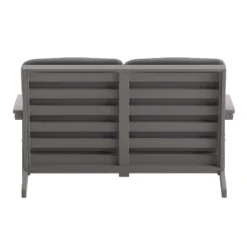 Flash Furniture Charlestown All-Weather Poly Resin Wood Adirondack Style Deep Seat Patio Loveseat With Cushions 20 Flash Furniture Charlestown All-Weather Poly Resin Wood Adirondack Style Deep Seat Patio Loveseat With Cushions -Flash Furniture GUEST 30cdff29 9e33 44d7 9272 3e15af9ee3d8