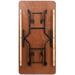 Flash Furniture 5-Foot Rectangular Wood Folding Banquet Table With Clear Coated Finished Top 16 Flash Furniture 5-Foot Rectangular Wood Folding Banquet Table With Clear Coated Finished Top -Flash Furniture GUEST 316fbccf ca52 479d acbe 71867b136dfa