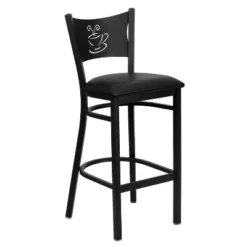 Flash Furniture Black Coffee Back Metal Restaurant Barstool 15 Flash Furniture Black Coffee Back Metal Restaurant Barstool -Flash Furniture GUEST 31863871 e77b 4a5d 9b4c 75041d653678