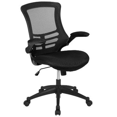 Swivel Task Chair Black - Flash Furniture 3 Swivel Task Chair Black - Flash Furniture