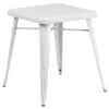Flash Furniture Commercial Grade 23.75" Square Metal Indoor-Outdoor Table -Flash Furniture GUEST 34e494ae 45a8 4376 9246 e802b24f524a
