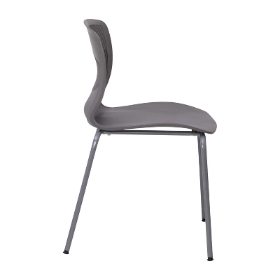 Flash Furniture HERCULES Series Commercial Grade 770 Lb. Capacity Ergonomic Stack Chair With Lumbar Support And Steel Frame 11 Flash Furniture HERCULES Series Commercial Grade 770 Lb. Capacity Ergonomic Stack Chair With Lumbar Support And Steel Frame - Image 9