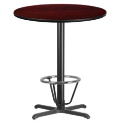 Flash Furniture 36'' Round Laminate Table Top With 30'' X 30'' Bar Height Table Base And Foot Ring 11 Flash Furniture 36'' Round Laminate Table Top With 30'' X 30'' Bar Height Table Base And Foot Ring -Flash Furniture GUEST 37c6a541 6a8f 4e6b b08f a0777bae2658