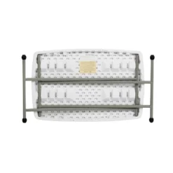 Flash Furniture Indoor/Outdoor Plastic Folding Table, Adjustable Height Commercial Grade Side Table, Laptop Table, TV Tray -Flash Furniture GUEST 3850c4bb e03c 4df5 8c01 aeb431da258b