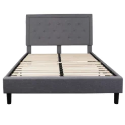 Flash Furniture Roxbury Tufted Upholstered Platform Bed With 10 Inch CertiPUR-US Certified Foam And Pocket Spring Mattress 19 Flash Furniture Roxbury Tufted Upholstered Platform Bed With 10 Inch CertiPUR-US Certified Foam And Pocket Spring Mattress -Flash Furniture GUEST 38758857 935f 4722 b060 9a7844850e62