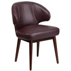 Flash Furniture Comfort Back Series Side Reception Chair With Walnut Legs 24 Flash Furniture Comfort Back Series Side Reception Chair With Walnut Legs -Flash Furniture GUEST 3bfffdf1 37fd 48e8 af40 f4798664eeec