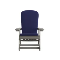 Flash Furniture Savannah Set Of 2 All-Weather Poly Resin Wood Adirondack Rocking Chairs With Cushions For Deck, Porch, And Patio -Flash Furniture GUEST 3dd07f9c 9641 41e3 ab81 3bfd92a93f40