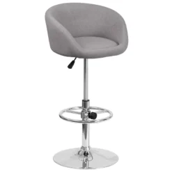 Flash Furniture Contemporary Adjustable Height Barstool With Barrel Back And Chrome Base 30 Flash Furniture Contemporary Adjustable Height Barstool With Barrel Back And Chrome Base -Flash Furniture GUEST 3e6034f7 5563 47b6 958c 64013c76ad22