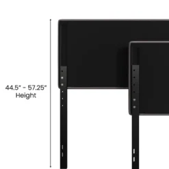 Flash Furniture Paxton Channel Stitched Upholstered Headboard, Adjustable Height From 44.5" To 57.25" -Flash Furniture GUEST 3fe67a49 f9b8 48f2 a09d 9d50ae8f8671