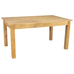 Flash Furniture 60" X 38" Rectangular Solid Pine Farm Dining Table -Flash Furniture GUEST 42fca3ac 0584 4a2a 8782 1be339b6ca7b