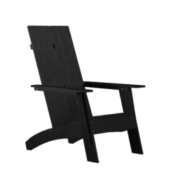 Flash Furniture Sawyer Modern All-Weather Poly Resin Wood Adirondack Chair -Flash Furniture GUEST 447aaceb 645f 481e b721 46cef30d4cfd