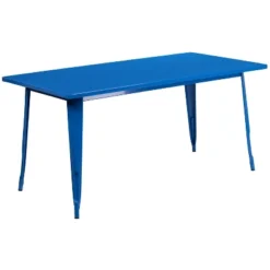 Flash Furniture Commercial Grade 31.5" X 63" Rectangular Metal Indoor-Outdoor Table -Flash Furniture GUEST 44a9855b 601a 43a2 b9f8 398b3215e638