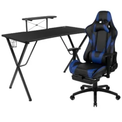 Flash Furniture Gaming Desk And Footrest Reclining Gaming Chair Set With Cup Holder, Headphone Hook, And Monitor/Smartphone Stand 29 Flash Furniture Gaming Desk And Footrest Reclining Gaming Chair Set With Cup Holder, Headphone Hook, And Monitor/Smartphone Stand -Flash Furniture GUEST 44f2d806 b51c 4ad8 83a8 f5f1b101543e