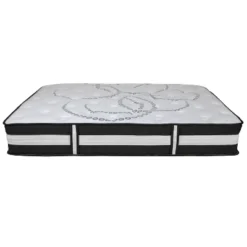 Flash Furniture 14 Inch Metal Platform Bed Frame With 12 Inch Pocket Spring Mattress In A Box And 3 Inch Cool Gel Memory Foam Topper -Flash Furniture GUEST 45a30682 91c7 4c4f bbb8 1dbd15364f93