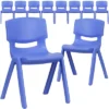 Flash Furniture 10 Pack Plastic Stackable School Chair With 13.25" Seat Height 2 Flash Furniture 10 Pack Plastic Stackable School Chair With 13.25" Seat Height -Flash Furniture GUEST 46ce0962 ef35 44fb 88b6 04db70a7dc80