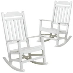 Flash Furniture Set Of 2 Winston All-Weather Faux Wood Rocking Chair 31 Flash Furniture Set Of 2 Winston All-Weather Faux Wood Rocking Chair -Flash Furniture GUEST 47de8644 cb83 4ea5 9aa8 0fbc68dc1b22