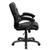Overstuffed Swivel Task Chair Black Leather - Flash Furniture 1 Overstuffed Swivel Task Chair Black Leather - Flash Furniture -Flash Furniture GUEST 4880c895 09bb 4ae4 a3e3 7161949657c0