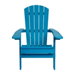 Flash Furniture Set Of 2 Charlestown All-Weather Poly Resin Folding Adirondack Chair -Flash Furniture GUEST 48f61c30 d4a8 4b39 a9ad b2060fe2d4f7