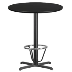 Flash Furniture 36'' Round Laminate Table Top With 30'' X 30'' Bar Height Table Base And Foot Ring 9 Flash Furniture 36'' Round Laminate Table Top With 30'' X 30'' Bar Height Table Base And Foot Ring -Flash Furniture GUEST 4ba09938 331a 4cf2 99c0 09b64336b111