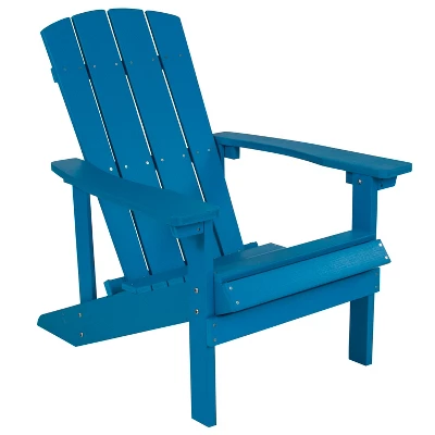 Flash Furniture Charlestown Commercial All-Weather Poly Resin Wood Adirondack Chair 10 Flash Furniture Charlestown Commercial All-Weather Poly Resin Wood Adirondack Chair - Image 8