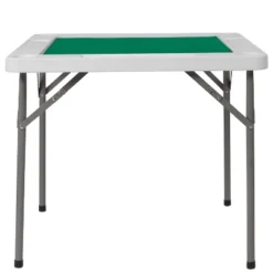 Flash Furniture 34.5" Square 4-Player Folding Card Game Table With Green Playing Surface And Cup Holders 18 Flash Furniture 34.5" Square 4-Player Folding Card Game Table With Green Playing Surface And Cup Holders -Flash Furniture GUEST 4d67a89c 1b41 40ab ab68 84702a716c8a